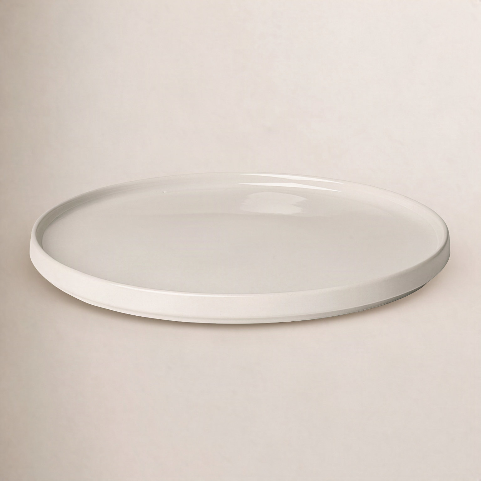 Pilar 11" Dinner Plate, Moonbeam/Cream