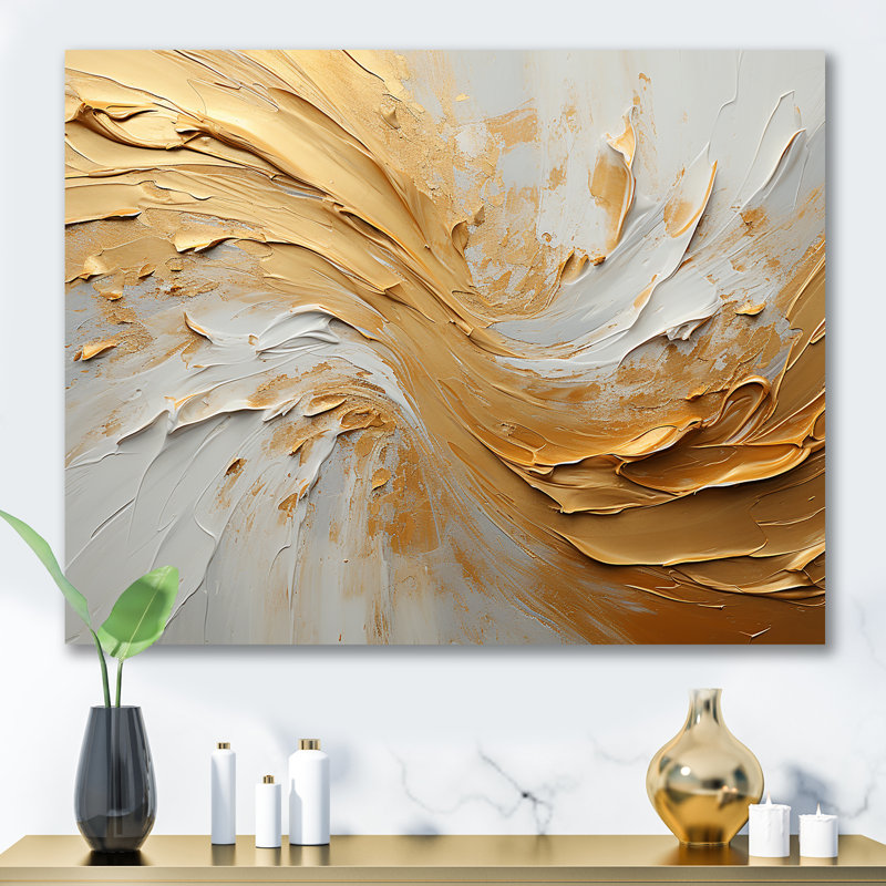 Earley - Abstract Shapes Wall Art, Wrapped Canvas, 30" H x 40" W x 1.5" D