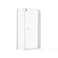 Cabine de douche pivotante demi-cadre l 34 po x P 32 po x H 72 po-124987940