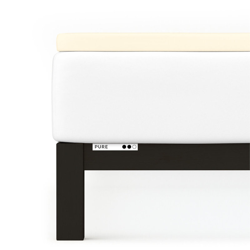 Jersey-Elasthan Spannbettlaken PURE für Topper 100% Bio-Baumwolle, Yellow Light, XL 180x200cm - 200x220cm