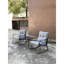 Ensemble de chaise à bascule et chaise basse blanc cassé-427253876