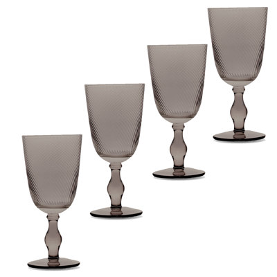 Retro Smoke 12 oz. Crystal Goblet