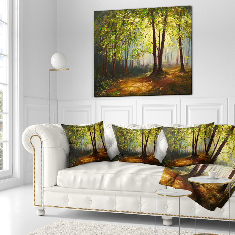 Landscape Reversible Throw Pillow