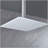 High Pressure Rain Shower Head, -Thin Showerhead 304 Stainless Steel Waterfall Shower with Self-Clean Nozzles,  Body Covering-124802035