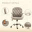 Chaise de bureau capitonnée de luxe pour un choix élégant pour la maison et le bureau, confort moelleux