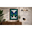 Blue Butterfly Specimen Botanical - Framed Print-1771913803-1771913806