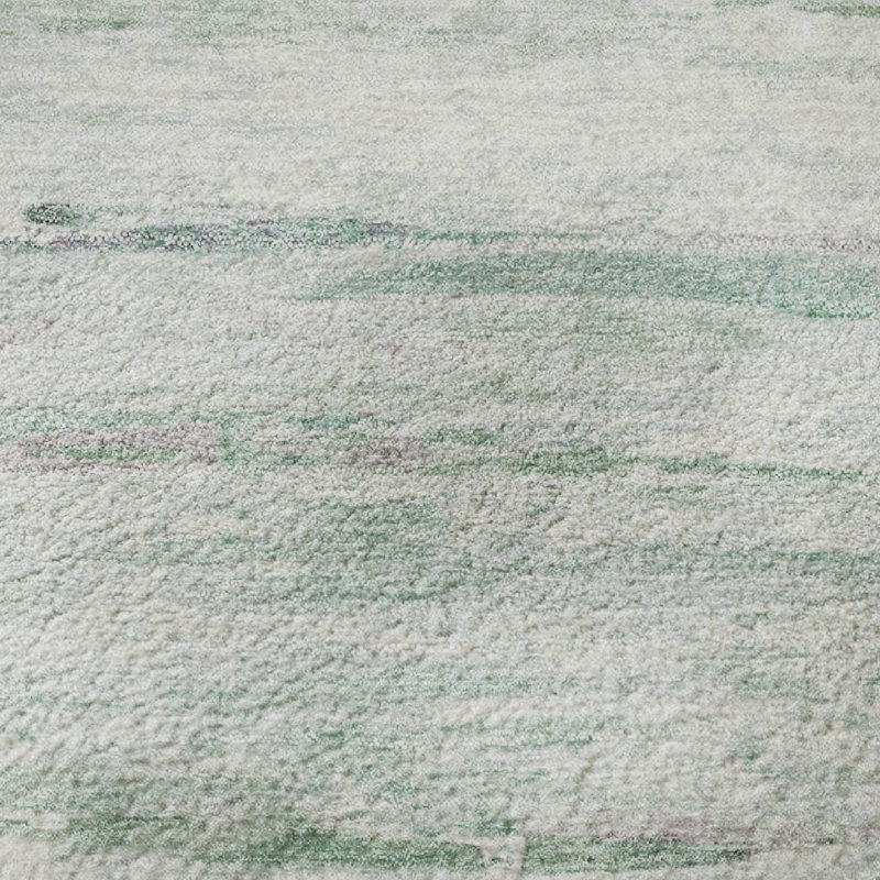 Tapis abstrait lavable à la machine de qualité supérieure Mundell AMF1985, Rectangle 5 pi x 7 pi 6 po