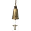Ensemble de 3 clochettes San paulo en or bruni