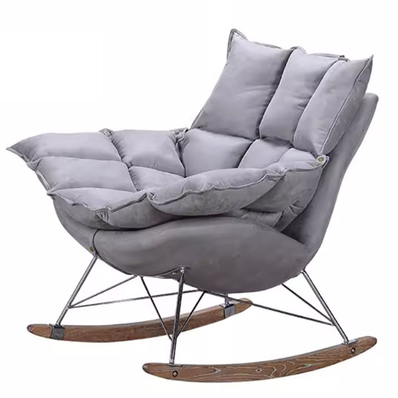 Chaise berçante Nordic Creative Leisure, Gris