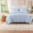 Soft Microfiber Bedding Sets, Full Queen Bow Quilt For Modern Home