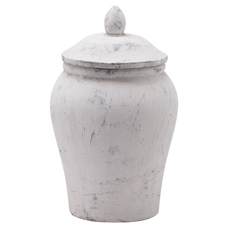 Catheline Handmade Ceramic Jar, 39cm H x 24cm W x 24cm D