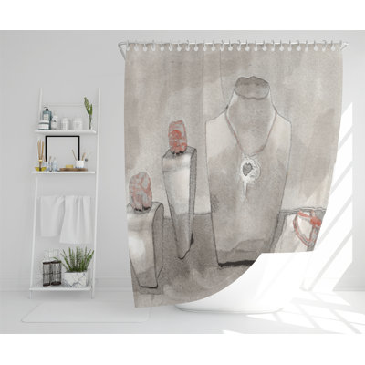 Purnell Polyester Shower Curtain Set