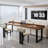 Modern rectangular desks with partitions-356326867