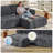 Boneless 108.5" Chenille Sectional Compression Sofa 2 Piece Boneless Modular Deep Seat Cloud Couch With Tufted Design & Chaise Set, No Assembly Required-1748763869