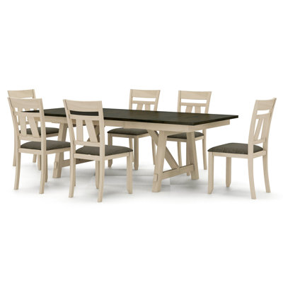 Ensemble de table de salle à manger 7 pièces Edgin