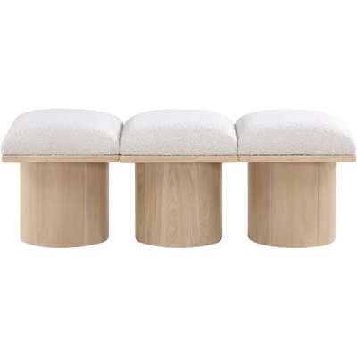 Husnan Boucle Upholstered Bench