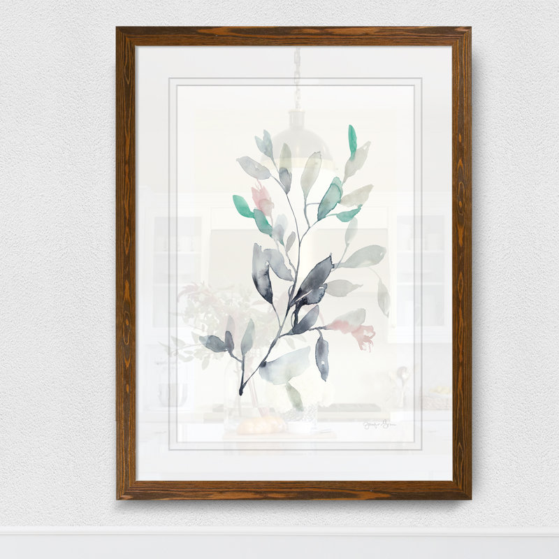 « water branches ii » par paul cezanne-photo, reproduction d’art encadrée, H 30 po x l 22 po x P 1,25 po, Blanc