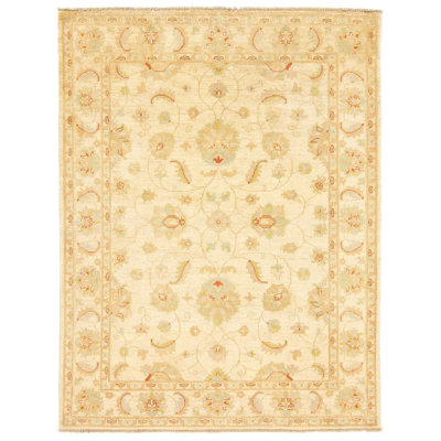 Floral Wool Hand Woven 150cm X 197cm Area Rug