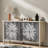 4-door Sideboard With Adjustable Shelves And Exquisite Creative Carving-895248670