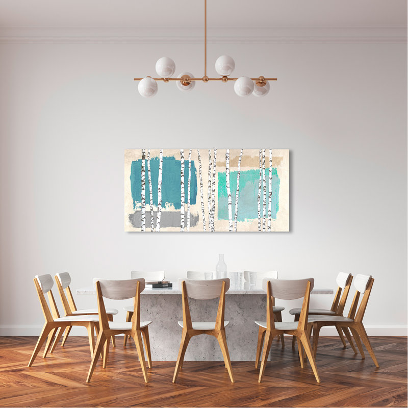 Minimal Nature I by Viola Bertel - Wrapped Canvas Painting, 60cm H x 120cm W x 4cm D