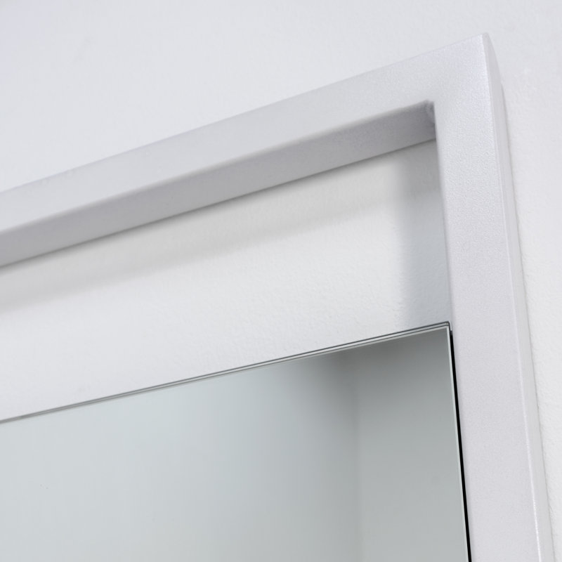 Howlett Metal Flat Wall Mirror, 54cm H x 44cm W