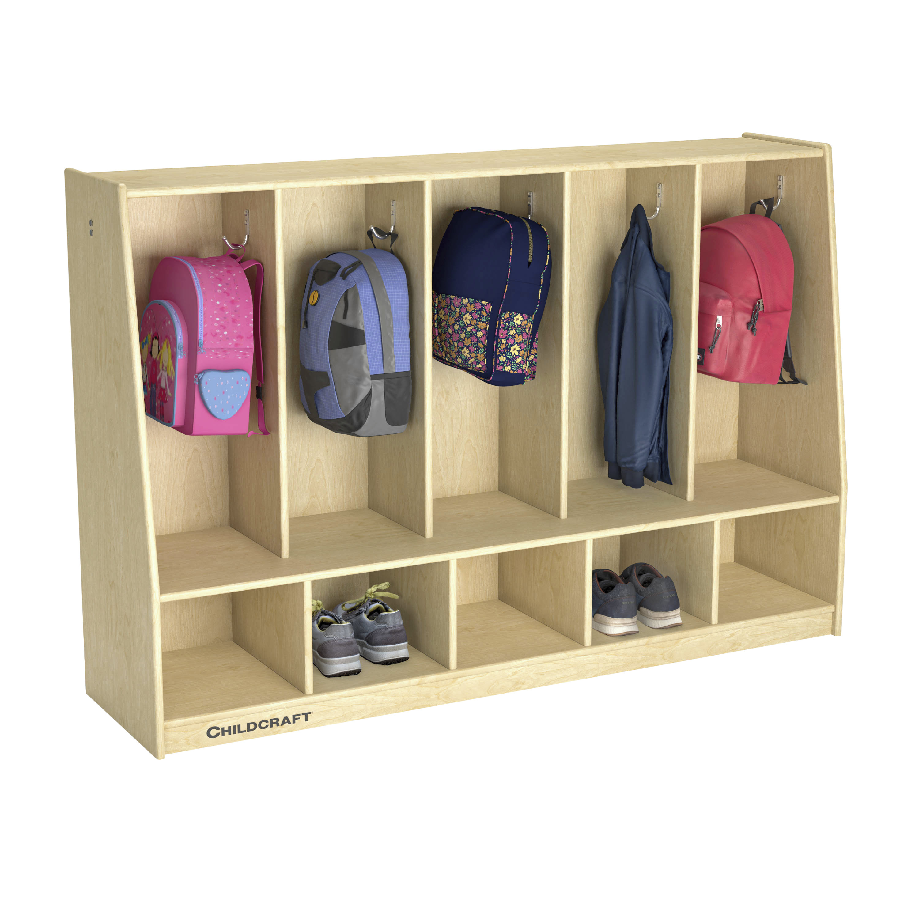 Childcraft 5 Section Preschool Cubby Locker | Wayfair