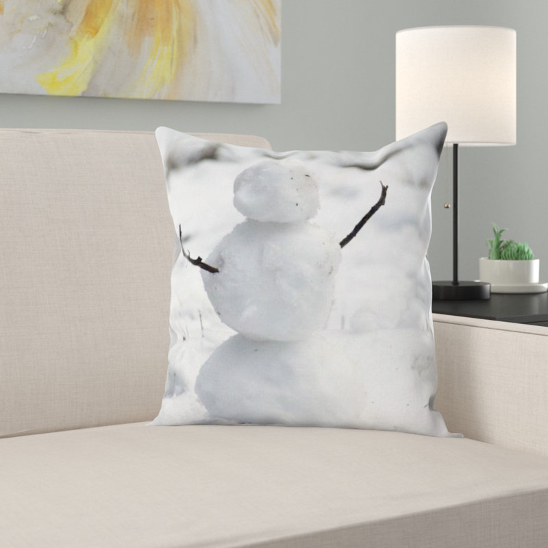 Coussin bonhomme de neige