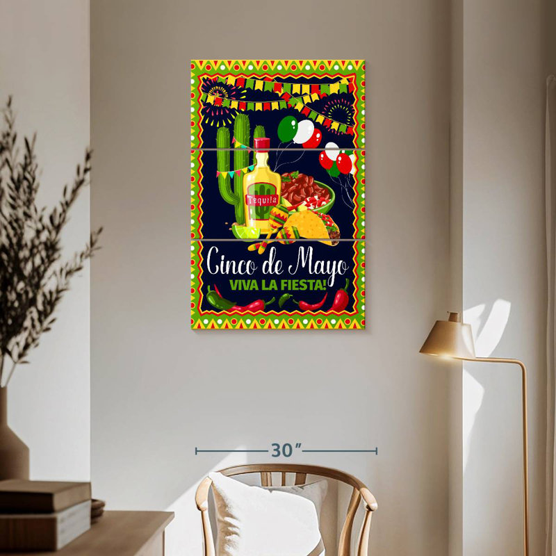 Lelend Cinco De Mayo Holiday, H 57 po x l 36 po