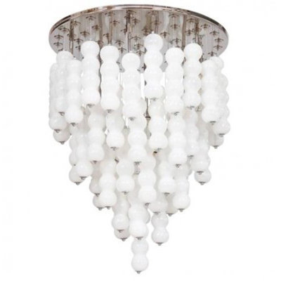 Murana 8 - Light Brass Tiered Chandelier