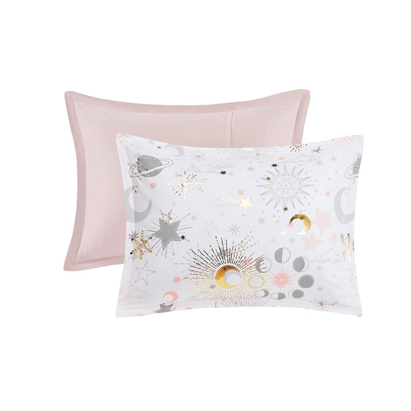 Blush and Gold Celestial Dreams Full Comforter Set