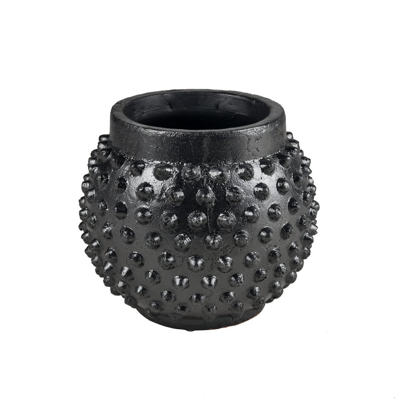 Dorus Vase - Small Black, Black