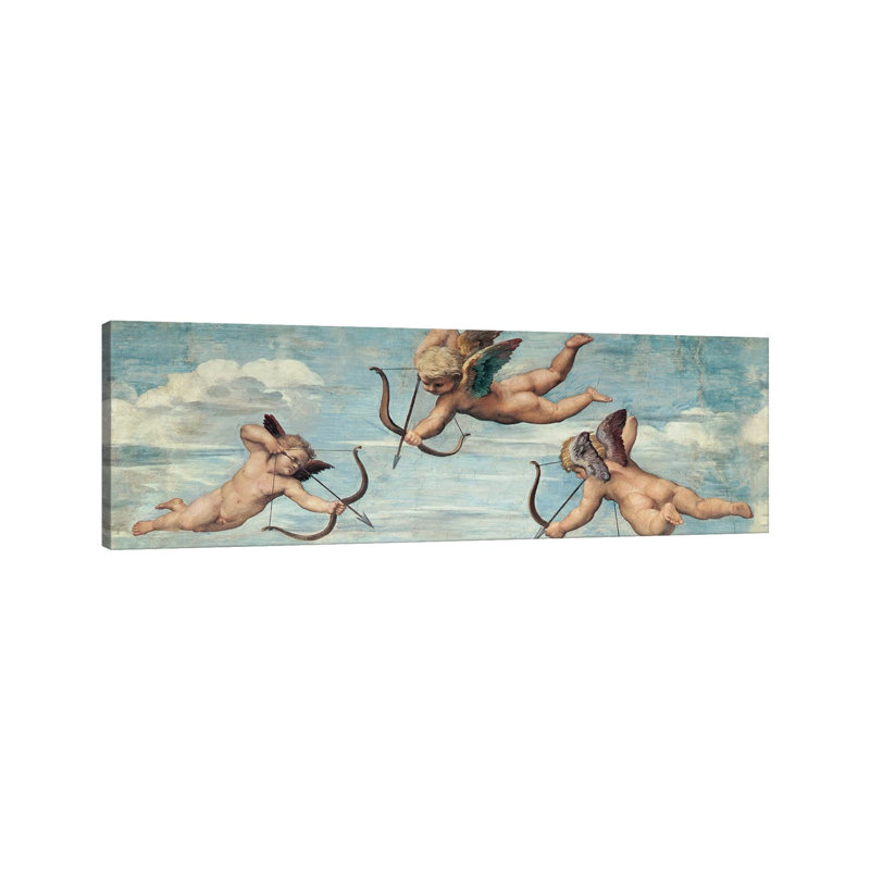 Trionfo Di Galatea by Raphael - Panoramic Gallery-Wrapped Canvas Giclée on Canvas, 30.48 cm H x 91.44 cm W x 1.91 cm D