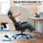 Ergonomic High-Back Mesh Office Chair with Adjustable Lumbar Support, Flip-Up Armrests, Headrest and Swivel Recline for Home & Office Task Seating-813106211