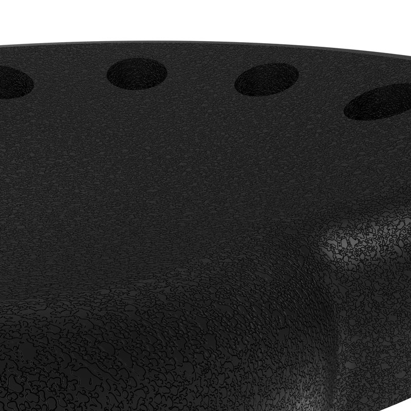 Tabouret de laboratoire à hauteur ajustable Tractor, Noir