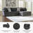 Biddeford Upholstered L-Shaped Sectional-90630124