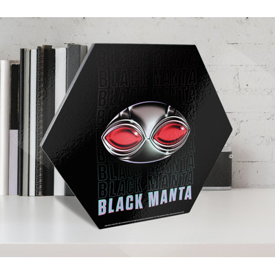 Aquaman 2 (Black Manta) Knexagon Wood Print