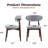 Upholstered Solid Wood Dining Chair-1730815189