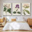 Ensemble de 3 pièces encadrées sur toile Antique Botanical Collection-97759282-97759281