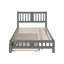 Lit plateforme en bois massif Anakin avec lit gigogne assorti-63783811-63783808