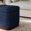 Banc de rangement rembourrÃ© moderne en bouclÃ© de 117 cm avec base en bois massif et compartiment dissimulÃ©-138063805