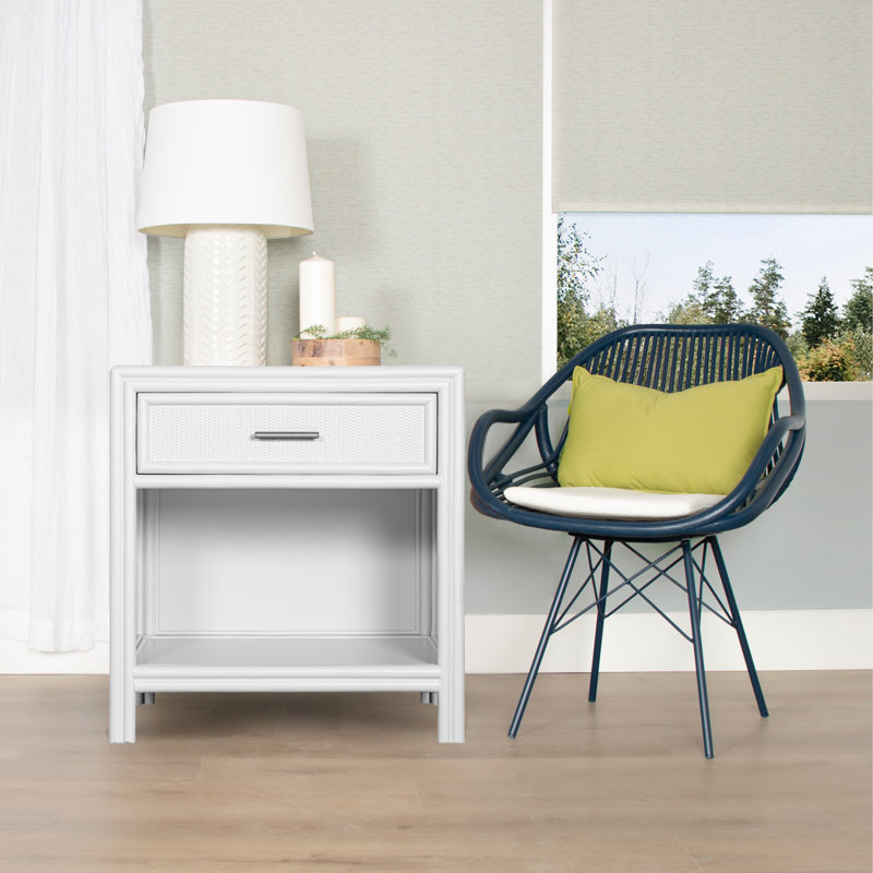 Aruba 1 - Drawer Nightstand, White