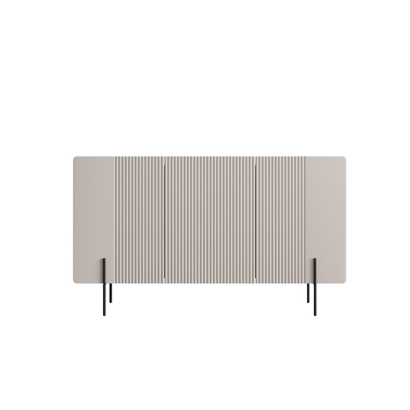 Overkamp 150cm Sideboard, Cashmere/Black