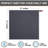 100% Cotton Kitchen Dish Cloths, 6 Pack Waffle Weave Ultra Soft Absorbent Dish Towels For Drying Dishes Quick Drying Kitchen Towels Dish Rags, 12 X 12 Inches, Dark Grey