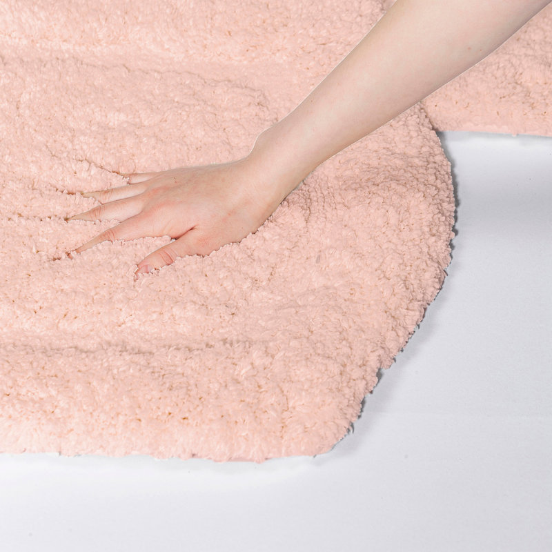 Ensemble de tapis pour salle de bain 3 pièces Chesapeake Paradise, Rosé