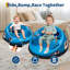 Voiture électrique 12 V pour enfants avec rotation à 360 ° et télécommande, véhicule à roulettes rechargeable à 360 ° avec lumières DEL et pare-chocs doux pour jouer à l'intérieur et à l'extérieur.-136178806