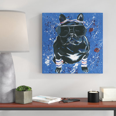 «Dapper Animal III», peinture sur toile
