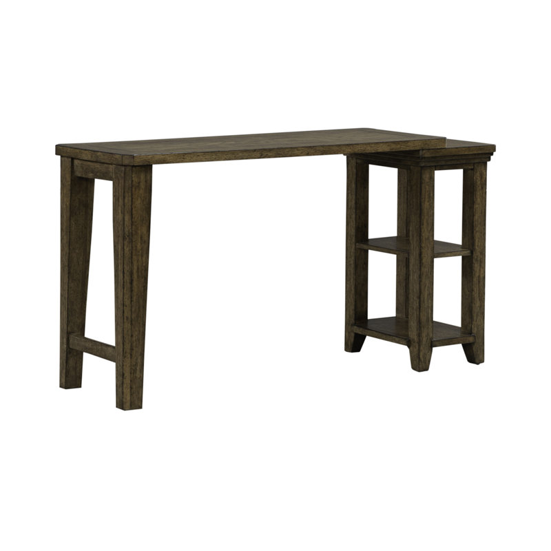  Gertraute Console Table w/ Open Bookshelf & 1 Adjustable Shelf