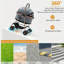 Poussette détachable 3-en-1 pour animal de compagnie, transporteur pliable pour chat à 360 ° avec loquet de sécurité, chariot de voyage en filet respirant pour petits animaux de compagnie de taille moyenne