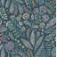 Briar Navy Floral Wallpaper-1546570975