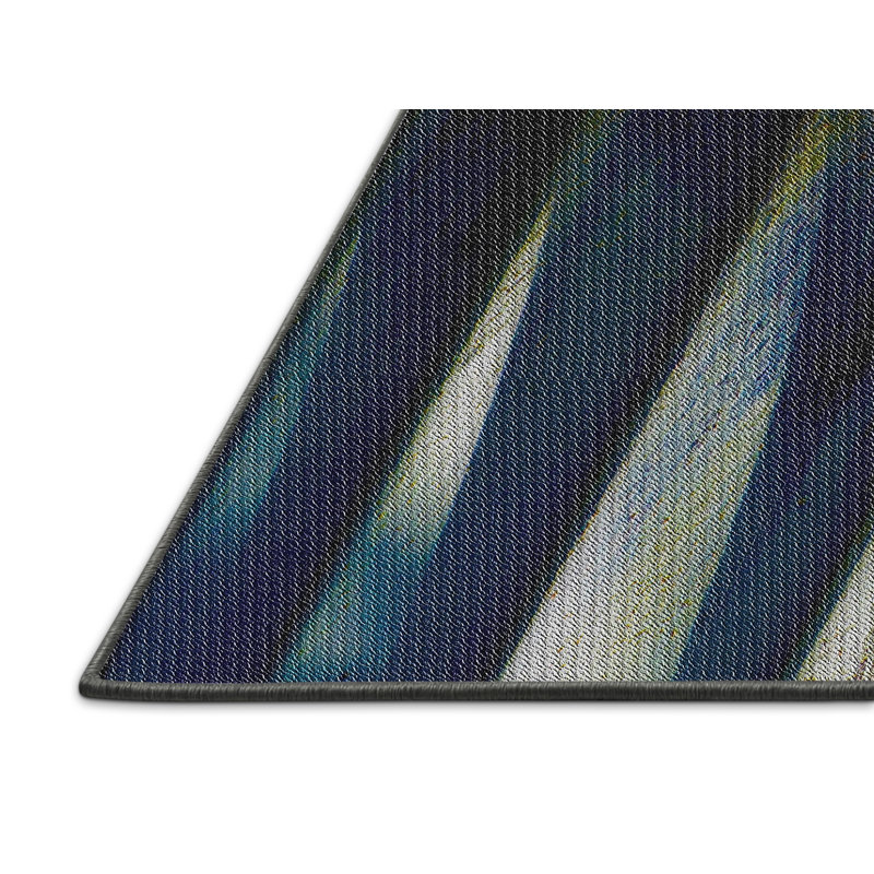 Abstract Indoor Rug, Rectangle 7' x 9'